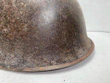 Load image into Gallery viewer, Original WW2 British / Canadian Army Mk3 Turtle Helmet - The Militaria Shop