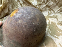 Load image into Gallery viewer, WW2 Mk3 High Rivet Turtle - British / Canadian Army Helmet - Nice Original - The Militaria Shop