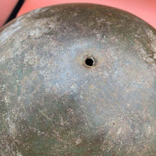 Load image into Gallery viewer, Original British / Canadian Army WW2 Soldiers Military Combat Mk3 Turtle Helmet - The Militaria Shop