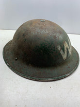 Load image into Gallery viewer, Original WW2 British Home Front Civil Defence Wardens Helmet & Liner - The Militaria Shop