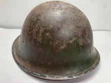 Charger l'image dans la galerie, Original WW2 British / Canadian Army Mk3 Turtle Helmet - The Militaria Shop
