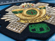 Load image into Gallery viewer, British Army Bullion Embroidered Blazer Badge - Highland Light Infantry - The Militaria Shop