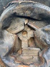 Load image into Gallery viewer, Original WW2 British / South African Mk2 Army Helmet & Liner - The Militaria Shop