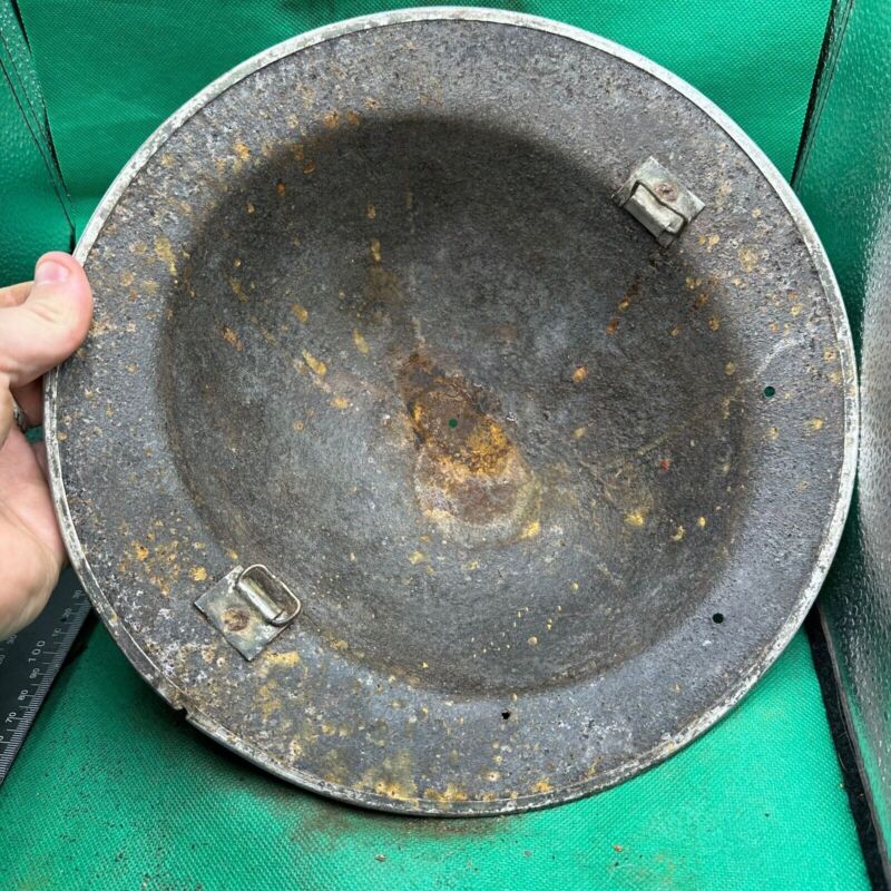 British Army Mk2 Brodie Helmet - Original WW2 - South African Manufactured - The Militaria Shop