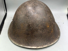 Load image into Gallery viewer, Original WW2 British / Canadian Army Mk3 Turtle Helmet - The Militaria Shop