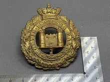 Load image into Gallery viewer, Original British Army - Large Victorian Pagri Badge to The Suffolk Regiment - The Militaria Shop