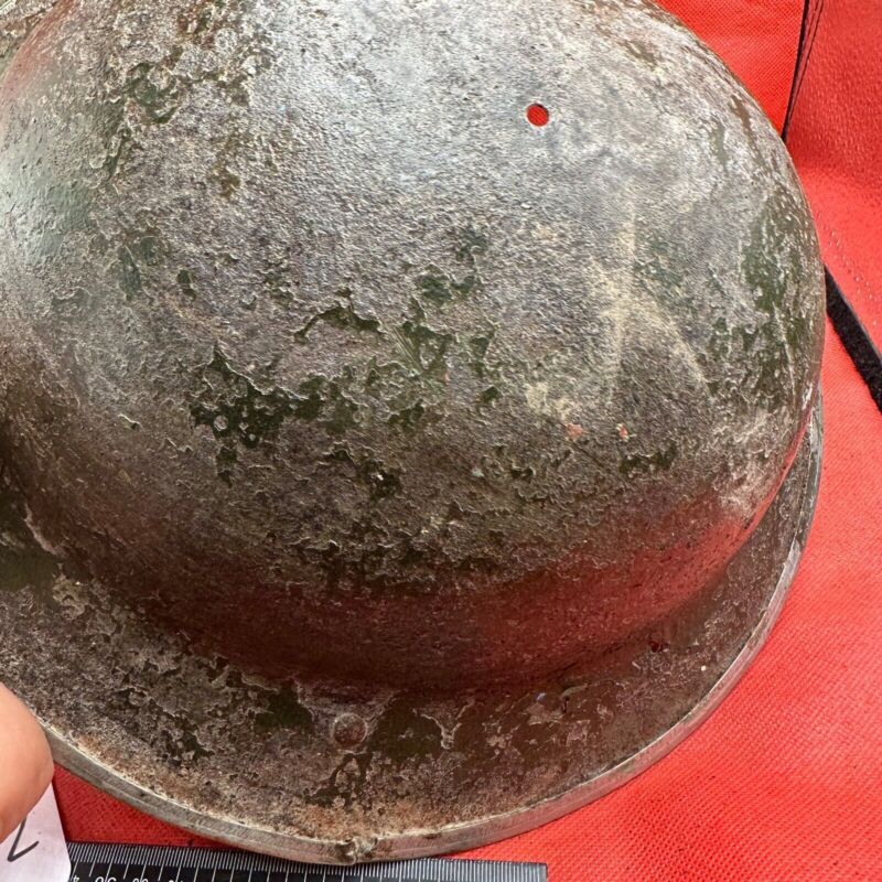 British Army Mk2 Brodie Helmet - Original WW2 - South African Manufactured - The Militaria Shop