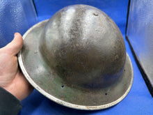 Load image into Gallery viewer, Original WW2 British Army (South African) Mk2 Combat Helmet & Liner Set - The Militaria Shop