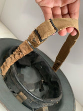 Load image into Gallery viewer, Original WW2 British Army Civil Defence Complete Helmet, Liner & Chinstrap - The Militaria Shop