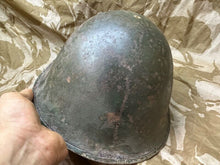 Charger l'image dans la galerie, WW2 Mk3 High Rivet Turtle - British / Canadian Army Helmet - Nice Original - The Militaria Shop