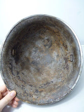 Load image into Gallery viewer, Mk3 Canadian / British Army Original WW2 Turtle Helmet High Rivet - The Militaria Shop