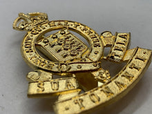 Load image into Gallery viewer, Original WW2 British Army Kings Crown Cap Badge - Royal Army Ordnance Corps - The Militaria Shop