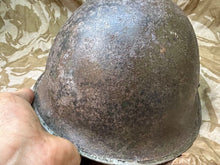 Charger l'image dans la galerie, WW2 Mk3 High Rivet Turtle - British / Canadian Army Helmet - Nice Original - The Militaria Shop