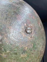 Load image into Gallery viewer, Original WW2 British Army / Canadian Army Mk3 Turtle Combat Helmet - The Militaria Shop