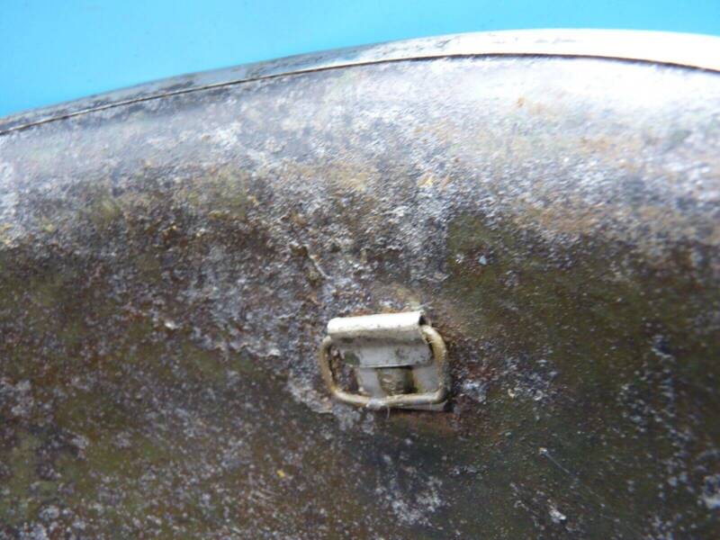 Original WW2 British / Canadian Army Mk3 High Rivet Turtle Army Combat Helmet - The Militaria Shop