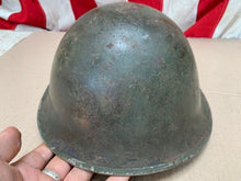Load image into Gallery viewer, Original WW2 British / Canadian Mk3 Turtle Helmet Great Paint - The Militaria Shop