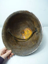 Load image into Gallery viewer, Mk3 Canadian / British Army Original WW2 Turtle Helmet High Rivet - The Militaria Shop