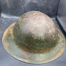 Load image into Gallery viewer, Original WW2 British Army Mk2 Combat Helmet Shell - South African Manufactured - The Militaria Shop