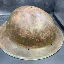 Load image into Gallery viewer, Original WW2 British Army Mk2 Combat Helmet Shell - South African Manufactured - The Militaria Shop