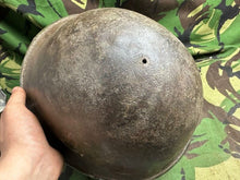 Charger l'image dans la galerie, British / Canadian Army Mark 3 Turtle Helmet - Original WW2 Combat Helmet - The Militaria Shop