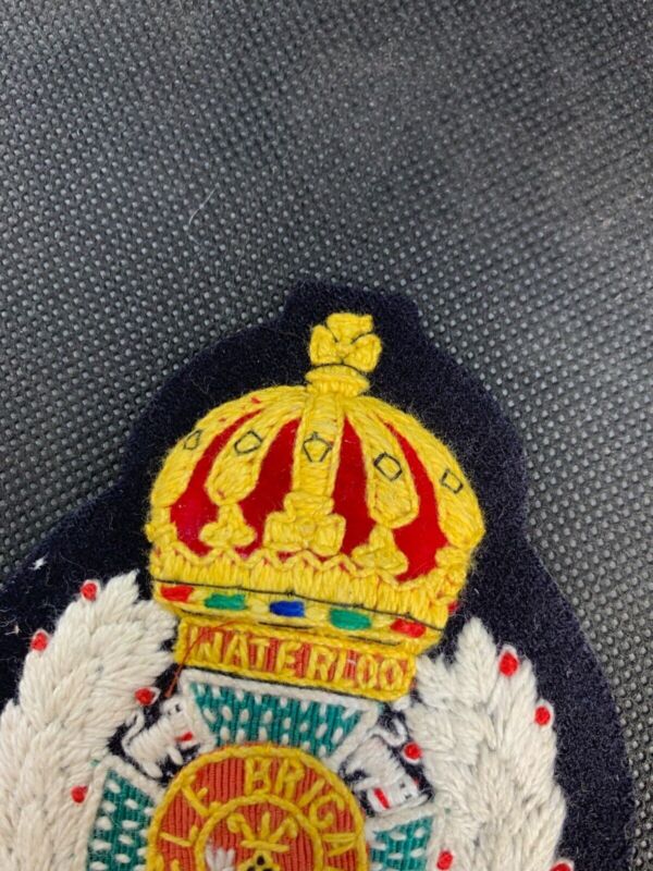 British Army Rifle Brigade Regiment Embroidered Blazer Badge - The Militaria Shop