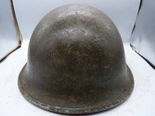 Load image into Gallery viewer, Original WW2 British / Canadian Army Mk3 High Rivet Turtle Army Combat Helmet - The Militaria Shop