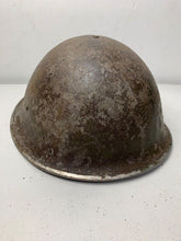 Load image into Gallery viewer, Mk3 Canadian / British Army Original WW2 Turtle Helmet High Rivet - The Militaria Shop