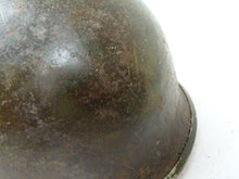 Load image into Gallery viewer, Original Mk3 Canadian / British Army WW2 Turtle Helmet High Rivet - The Militaria Shop