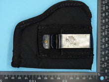 Charger l'image dans la galerie, Black Fabric Tactical Belt Mounted Pistol Holster - Front Line - The Militaria Shop