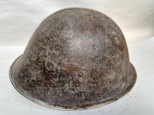 Load image into Gallery viewer, Mk3 Canadian / British Army Original WW2 Turtle Helmet High Rivet - The Militaria Shop