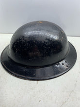Load image into Gallery viewer, Original WW2 British Army / Civil Defence Black Mk2 Helmet - The Militaria Shop