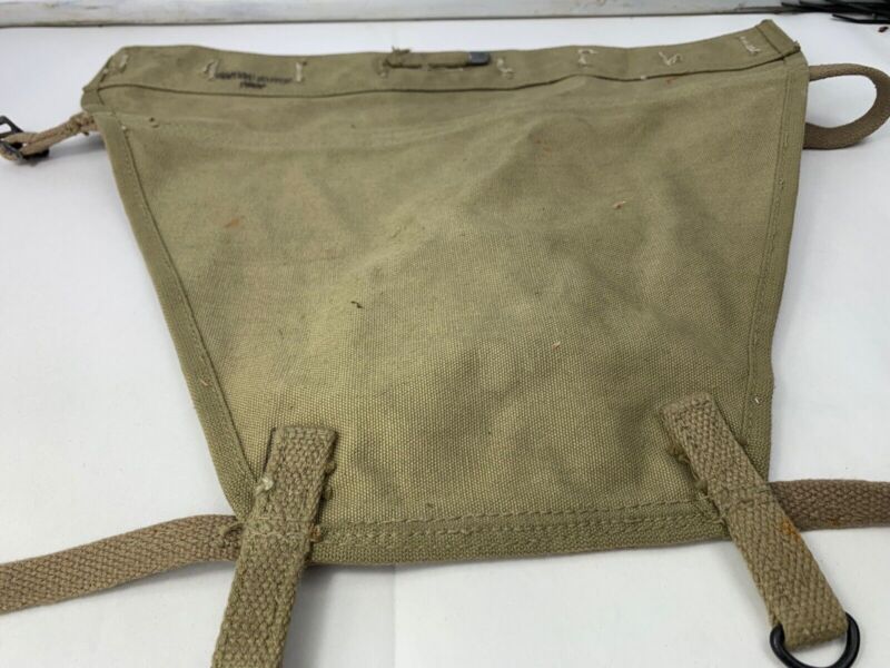 Original WW2 US Army M1928 Haversack Pack Tail - 1944 Dated - The Militaria Shop