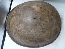 Load image into Gallery viewer, Mk3 Canadian / British Army Original WW2 Turtle Helmet High Rivet - The Militaria Shop