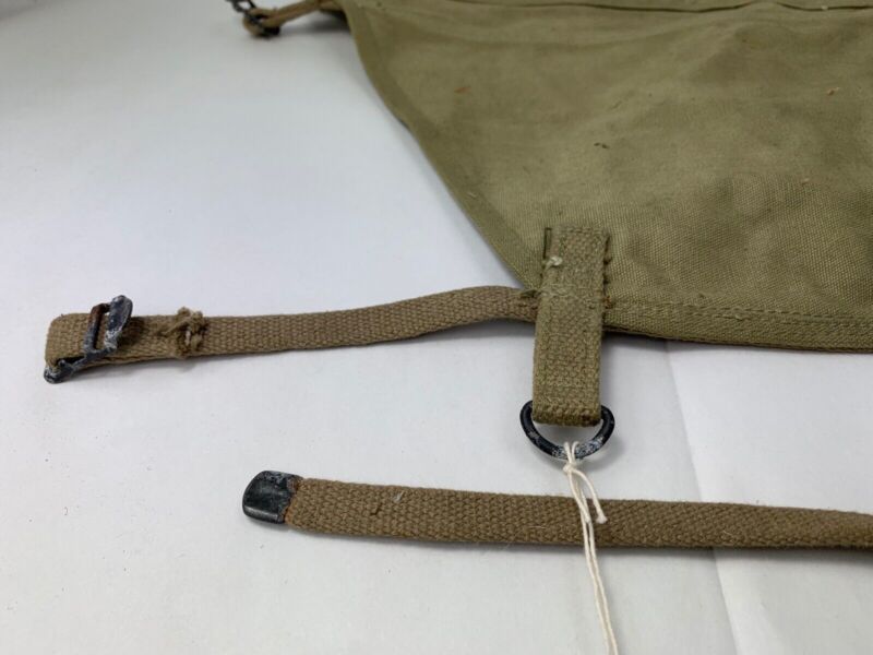Original WW2 US Army M1928 Haversack Pack Tail - 1944 Dated - The Militaria Shop