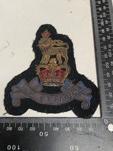 Load image into Gallery viewer, British Army - Victorian Crown Royal Army Pay Corps Bullion Badge. Large Size. - The Militaria Shop