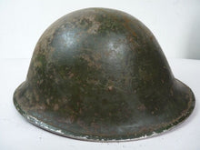 Load image into Gallery viewer, Original Mk3 Canadian / British Army WW2 Turtle Helmet High Rivet - The Militaria Shop
