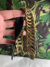 Load image into Gallery viewer, Original British Army Helmet Brass Chin Scales - Ideal Parts- Repair/Restoration - The Militaria Shop