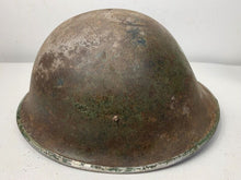 Load image into Gallery viewer, Mk3 Canadian / British Army Original WW2 Turtle Helmet High Rivet - The Militaria Shop