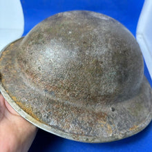 Load image into Gallery viewer, Original WW2 British Army Mk2 Combat Helmet Shell - The Militaria Shop