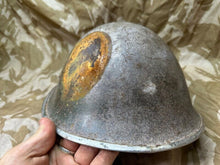 Charger l'image dans la galerie, WW2 Mk3 High Rivet Turtle - British / Canadian Army Helmet - Nice Original - The Militaria Shop