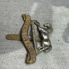 Load image into Gallery viewer, Original WW2 British Army Cap Badge - 3rd The King's Own Hussars - The Militaria Shop