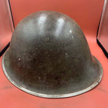 Charger l'image dans la galerie, Original British / Canadian Army WW2 Soldiers Military Combat Mk3 Turtle Helmet - The Militaria Shop