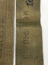 Load image into Gallery viewer, Original WW2 British Army 37 Pattern L Straps Pair - Wartime Dated - The Militaria Shop