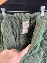 Load image into Gallery viewer, Genuine British Army Green Extreme Cold Weather Combat Liner Trousers-Size 76/82 - The Militaria Shop