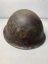 Load image into Gallery viewer, Mk3 Canadian / British Army Original WW2 Turtle Helmet High Rivet - The Militaria Shop