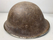 Load image into Gallery viewer, Mk3 Canadian / British Army Original WW2 Turtle Helmet High Rivet - The Militaria Shop