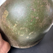 Load image into Gallery viewer, Original WW2 British / Canadian Army Mk3 Combat Helmet & Liner - The Militaria Shop