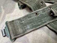 Load image into Gallery viewer, Original WW2 British Army 44 Pattern Soldiers Belt - 36" Waist - The Militaria Shop