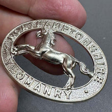 Load image into Gallery viewer, Northamptonshire Yeomanry - British Army Cap Badge - The Militaria Shop