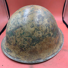 Charger l'image dans la galerie, Original British / Canadian Army WW2 Soldiers Military Combat Mk3 Turtle Helmet - The Militaria Shop